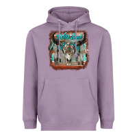 Lavender wild soul boho skull with background Heavyweight Hoodie - RanaPortraitStore