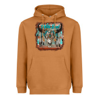 Meerkat wild soul boho skull with background Heavyweight Hoodie - RanaPortraitStore