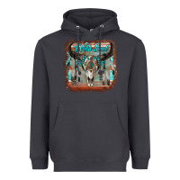 Smoke wild soul boho skull with background Heavyweight Hoodie - RanaPortraitStore