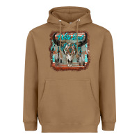 Toasted Coconut wild soul boho skull with background Heavyweight Hoodie - RanaPortraitStore