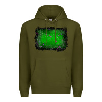 Army Green halloween background Premium Hoodie - RanaPortraitStore