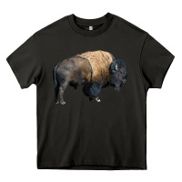 Asphalt Bison Buffalo Heavy Core Tee - LillyAllenDesigns