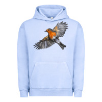 Pigment Grape Ice Flying American Robin Urban Hoodie - LillyAllenDesigns