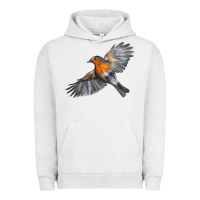 Pigment Lunar Rock Flying American Robin Urban Hoodie - LillyAllenDesigns