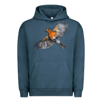 Pigment Midnight Navy Flying American Robin Urban Hoodie - LillyAllenDesigns
