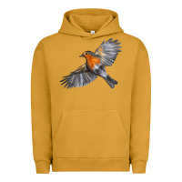 Pigment Peanut Butter Flying American Robin Urban Hoodie - LillyAllenDesigns