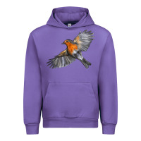 Tulip Flying American Robin Urban Hoodie - LillyAllenDesigns