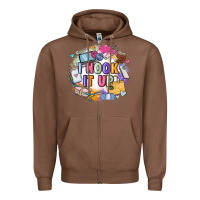 Chestnut i hook it up  sewing Zipper Hoodie - Zillion Design Studio