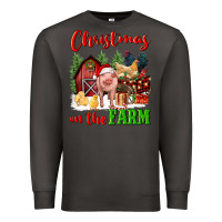 Smoke christmas on the farm Premium Sweatshirt - FaDigitalArtStudio