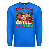 True Royal christmas on the farm Premium Sweatshirt - FaDigitalArtStudio