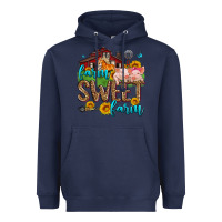 Navy farm sweet farm Heavyweight Hoodie - Zillion Design Studio