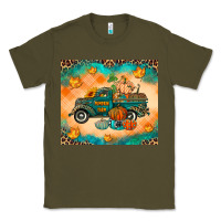 Army Green Pumpkin farm Classic Tee - RanaPortraitStore