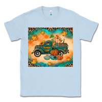 Dusty Blue Pumpkin farm Classic Tee - RanaPortraitStore
