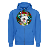True Royal Christmas Husky Zipper Hoodie - RanaPortraitStore