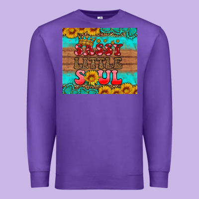 Sassy Little Soul Premium Sweatshirt Designed By Hra Design Shop
