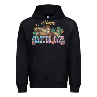 Foreset Green Happy Easter Day Rodeo Urban Hoodie - NancyCooperArtShop
