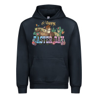 Navy Happy Easter Day Rodeo Urban Hoodie - NancyCooperArtShop