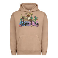 Pigment Burro Happy Easter Day Rodeo Urban Hoodie - NancyCooperArtShop