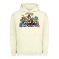 Pigment Pistachio Happy Easter Day Rodeo Urban Hoodie - NancyCooperArtShop