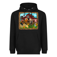 Black farm life Heavyweight Hoodie - Zillion Design Studio
