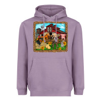 Lavender farm life Heavyweight Hoodie - Zillion Design Studio