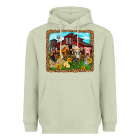 Matcha farm life Heavyweight Hoodie - Zillion Design Studio