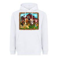 White farm life Heavyweight Hoodie - Zillion Design Studio