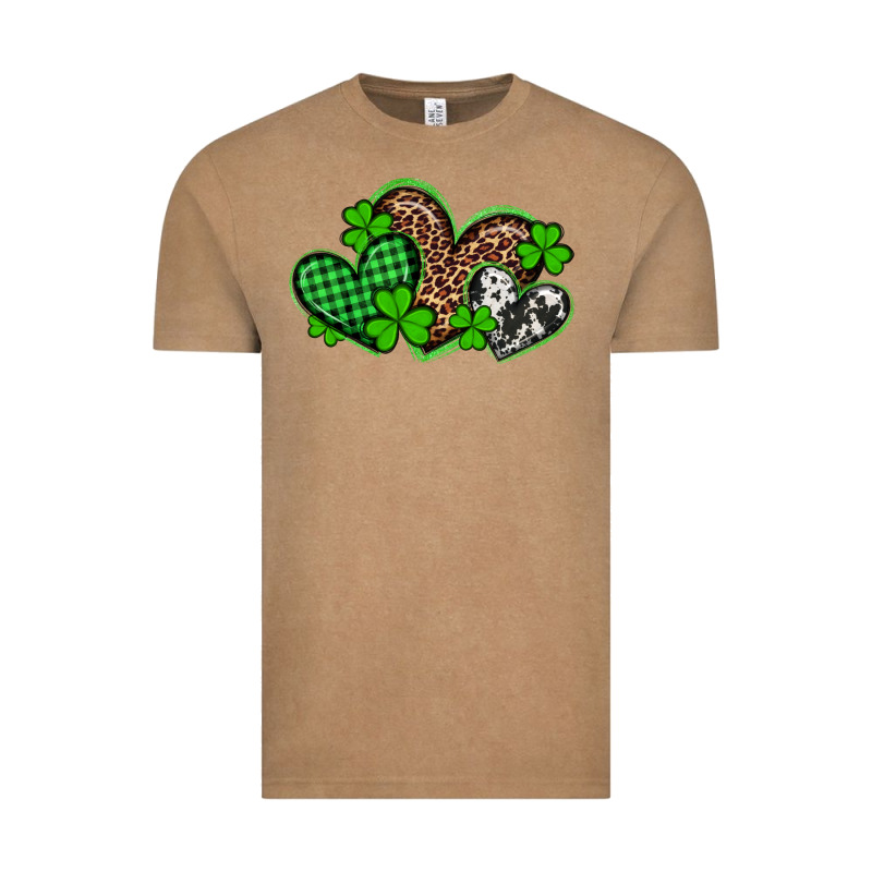 St Patricks Day Western Hearts Vintage Tee by Artiststas | Teevron