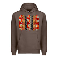 Coffee ladybug brushstrokes Premium Hoodie - BarkalooDesign