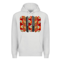 Dove Grey ladybug brushstrokes Premium Hoodie - BarkalooDesign