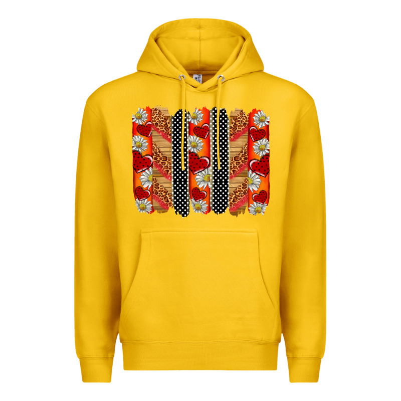 Ladybug Brushstrokes Premium Hoodie by BarkalooDesign | Teevron
