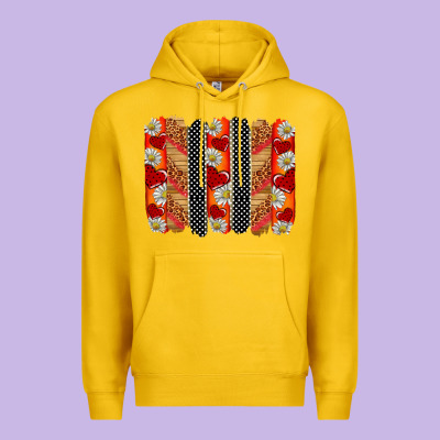 Ladybug Brushstrokes Premium Hoodie Designed By Barkaloodesign