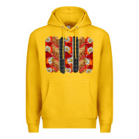 Lemon ladybug brushstrokes Premium Hoodie - BarkalooDesign