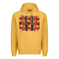 Mustard ladybug brushstrokes Premium Hoodie - BarkalooDesign