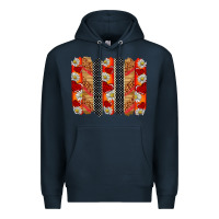 Navy ladybug brushstrokes Premium Hoodie - BarkalooDesign
