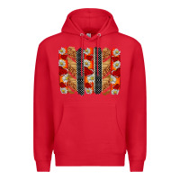 Red ladybug brushstrokes Premium Hoodie - BarkalooDesign