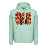 Seafoam ladybug brushstrokes Premium Hoodie - BarkalooDesign