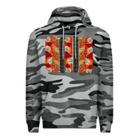 Slate Camo ladybug brushstrokes Premium Hoodie - BarkalooDesign