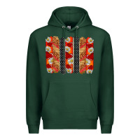 Sports Green ladybug brushstrokes Premium Hoodie - BarkalooDesign