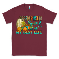 Burgundy Pumpkin spice and livin' my best life Classic Tee - RanaPortraitStore