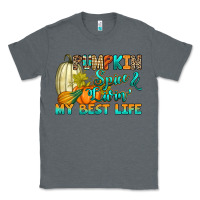 Charcoal Heather Pumpkin spice and livin' my best life Classic Tee - RanaPortraitStore