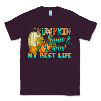 Plum Pumpkin spice and livin' my best life Classic Tee - RanaPortraitStore