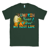 Sports Green Pumpkin spice and livin' my best life Classic Tee - RanaPortraitStore