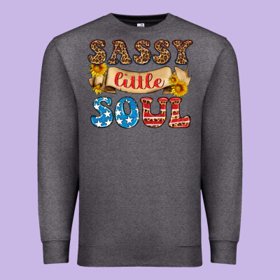 Sassy Little Soul Premium Sweatshirt Designed By Hra Design Shop