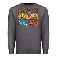 Charcoal Heather sassy little soul Premium Sweatshirt - HRA Design Shop