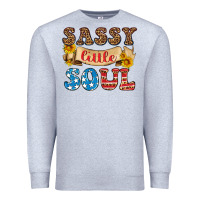 Heather Grey sassy little soul Premium Sweatshirt - HRA Design Shop