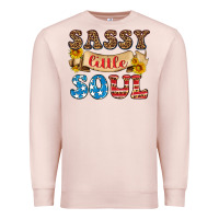 Pale Pink sassy little soul Premium Sweatshirt - HRA Design Shop