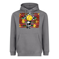 Storm softball cross serape leopard background Heavyweight Hoodie - RanaPortraitStore