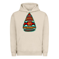 Pigment French Oak aztec arrowhead Urban Hoodie - Jasminsmagicworld