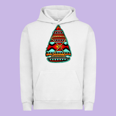 Aztec Arrowhead Urban Hoodie Designed By Jasminsmagicworld